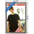 thumbnail image 3 of Justin Bieber - Skateboard Wall Poster, 14.725" x 22.375", Framed, 3 of 3