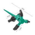 thumbnail image 3 of YAOMOBB Irrigation Sprinkler 360 Degree Rotatable Garden Sprinkler for Automatic Lawn Irrigation with Adjustable Nozzle, 3 of 5
