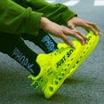 thumbnail image 4 of Sonducket Zapatillas de deporte para niños, transpirables, antideslizantes, tejidas, atléticas, para caminar, para correr, resistentes al desgaste, Calzado Verde cuarenta y seis, 4 of 6