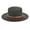 Black, variant on Hats Adults Unisex Retro Western Cowboy Riding Leather Belt Wide Cap Straw Hat