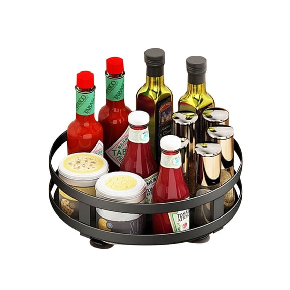 Gemdeck Lazy Susan Rotating Turntable Spice Rack Organizers Kitchen Cabinet Countertop Organizer
