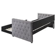 thumbnail image 5 of Mockern Upholstered Twin Daybed with Trundle Grey, 5 of 7