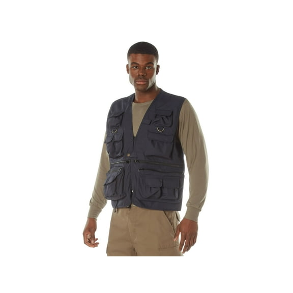 Rothco Uncle Milty Travel Vest - Men's, Midnight Navy Blue, 2XL, 75321-MidnightN