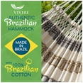 thumbnail image 2 of Vivere Authentic Brazilian Double Cotton Hammock, Outdoor Hanging Daybed, Costa, 2 of 5