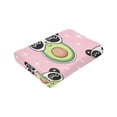 thumbnail image 6 of Kll Fleece Blanket Plush Throw Blanket Panda Avocado,Soft Fuzzy Cozy Flannel Blanket For Couch Sofa Bed.(50"X40"), 6 of 9