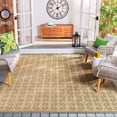 thumbnail image 2 of SAFAVIEH Courtyard Alastar Geometric Indoor/Outdoor Area Rug, Green/Creme, 8' x 11', 2 of 9