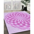 thumbnail image 2 of Ahgly Company Indoor Rectangle Patterned Blossom Pink Area Rugs, 5' x 7', 2 of 6