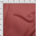 thumbnail image 2 of oneOone Polyester Lycra Red Fabric Chevron Bandhani Fabric For Sewing Printed Craft Fabric By The Yard 56 Inch Wide, 2 of 4