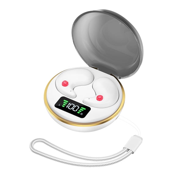 Sleep Bluetooth Earbuds,Mini Invisible Wireless Headphones,Digital Casual Stereo Earphones,Ultra-Lightweight,Bluetooth 5.3,HiFi Audio,Long Time Wear,Portable,Comfort Fit,Noise Blocking Headphones