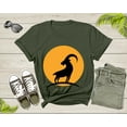 thumbnail image 5 of Cool Wild Goat Animal Horn Sunset Silhouette Capricorn T-Shirt Goat Lover Shirt Farm Animal Goat Gift Tshirt Farm Life Animal Lover Shirt, 5 of 8