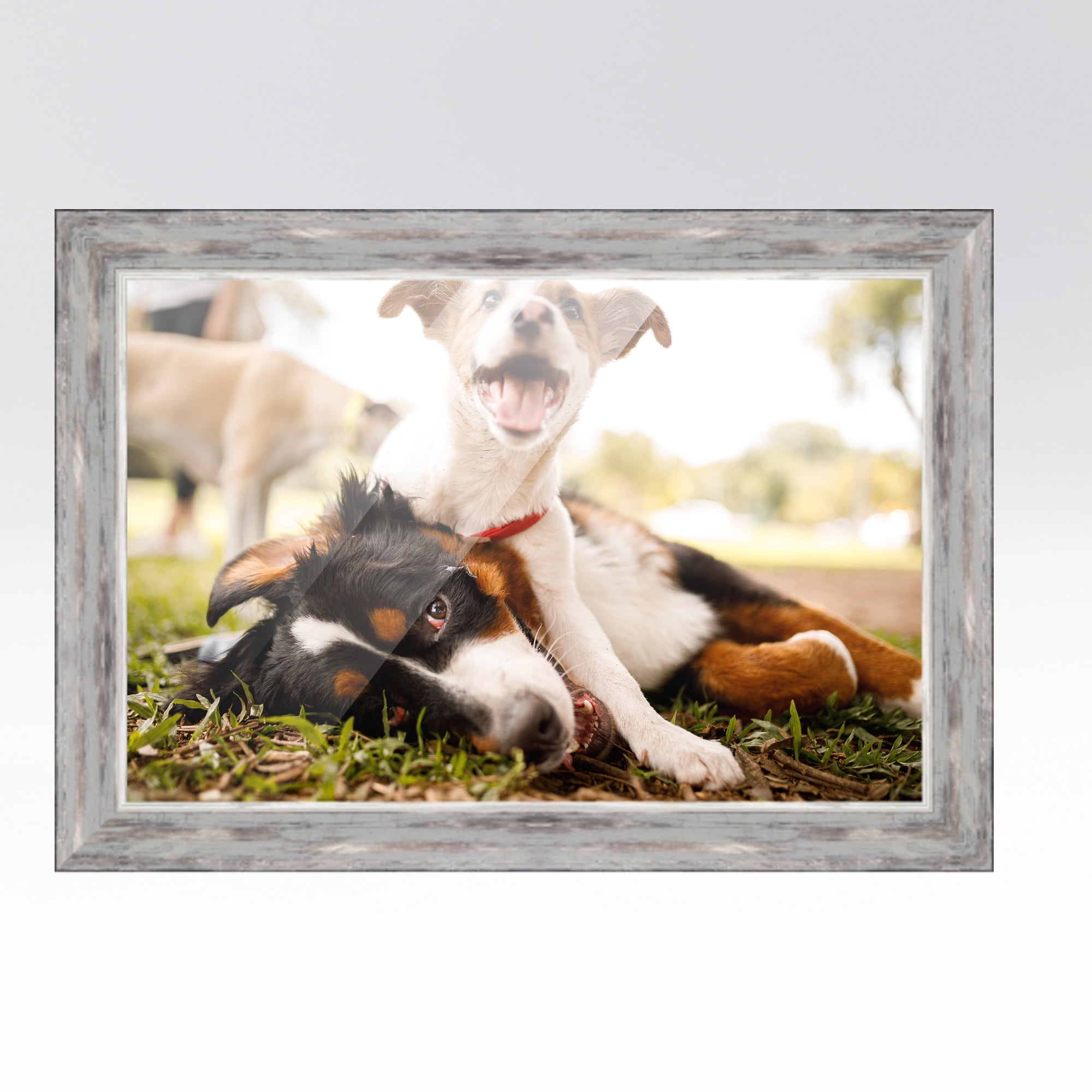 18x24 Frame Silver Real Wood Picture Frame Width 1.5 inches | Interior Frame Depth 0.5 inches |