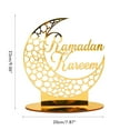 thumbnail image 5 of Adorno Acrílico Eid Mubarak, Decoraciones De Ramadán Para El Hogar, Suministros Para Fiestas Musulmanas, Regalos Eid Ramadan ANGGREK Cocina, Decoración y Otros, 5 of 5