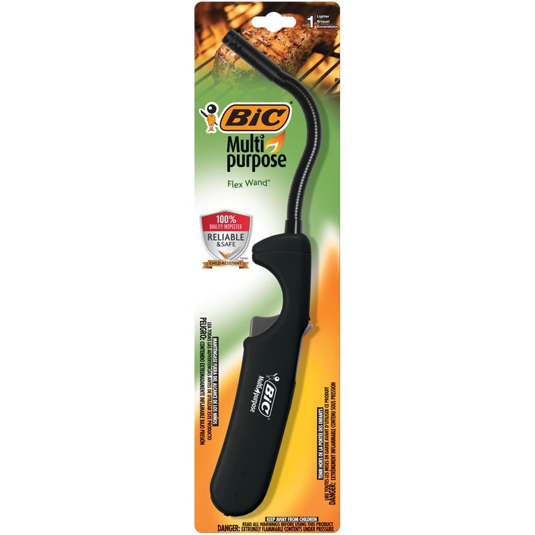Bic 1 Pack Flex Utility Lighter, Flexible Wand, Multi Purpose