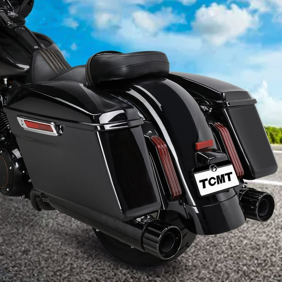 TCMT Hard Saddlebags Latch Key Lid & Liners Carpet Insert Fits For Harley Touring Models Street Road Glide Road King Electra Glide Ultra Limited FLHR FLHXS 2014-2023
