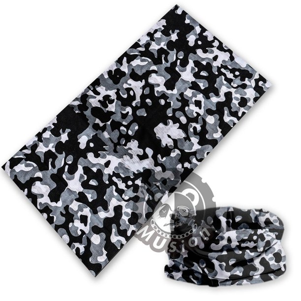Venda de la bufanda de la cabeza del turbante del pañuelo del pañuelo del ante uv del camuflajepangjing