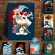 thumbnail image 2 of Póster retro japonés Ukiyoe, ola de Kanagawa, cartel de piratas de One Piece, Koi Cat Samurai, pintura en lienzo, impresiones artísticas, decoración de pared para el hogar, 2 of 5