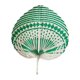 thumbnail image 1 of Abanico de bambú para mujer, tejido manual chino, ideal para el hogar y la granja. Verde, 1 of 9