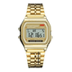 thumbnail image 1 of Reloj Retro de Metal Malubero Unisex Dorado Malu1818, 1 of 2