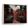 thumbnail image 2 of Designart "Canada City Reflections I" Canada Floater Framed Canvas Wall Art, 2 of 7