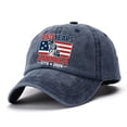 thumbnail image 2 of kaondbfi 4th of July Summer Patriotic Accessories Caps 250th Anniversary Usa Hat for Women Independence Day Printed Casual Cowboy & Baseball Cap, 2 of 3