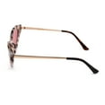 thumbnail image 3 of Womens Chic Classic 20s Mod Cat Eye Sunglasses White Tortoise Pink, 3 of 4