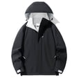 thumbnail image 2 of IUYRTFE Women's Hooded Zip Up Outdoor Jacket Lightweight Windbreaker with Pockets for Hiking and Daily Wear, 2 of 9