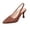 Brown, variant on Women's Pointed Toe Slingback Heels Closed Toe Dressy Sandals For Work Wear