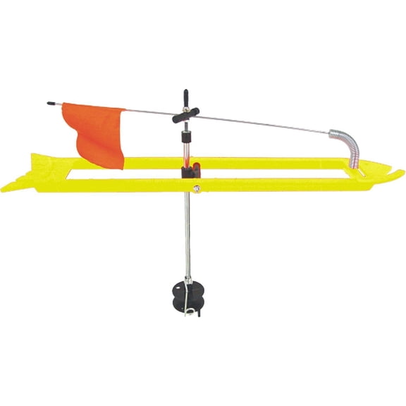 HT ICE-MAN ICE FISHING TIP-UP, 200' SPOOL, W/ BUILT IN HOOK HOLDER