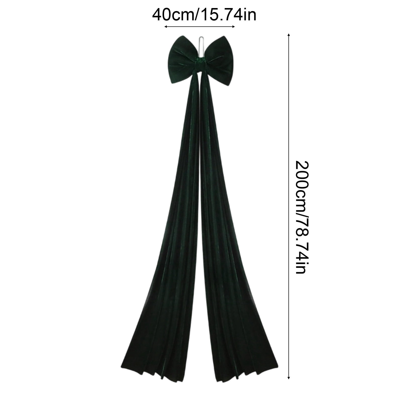 Deeceymbur Large Wine Red Velvet Bow for Christmas Tree Decoration Window Display Holiday Pendant