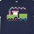 thumbnail image 4 of Inktastic Valentine Heart Train Boys or Girls Baby T-Shirt, 4 of 5