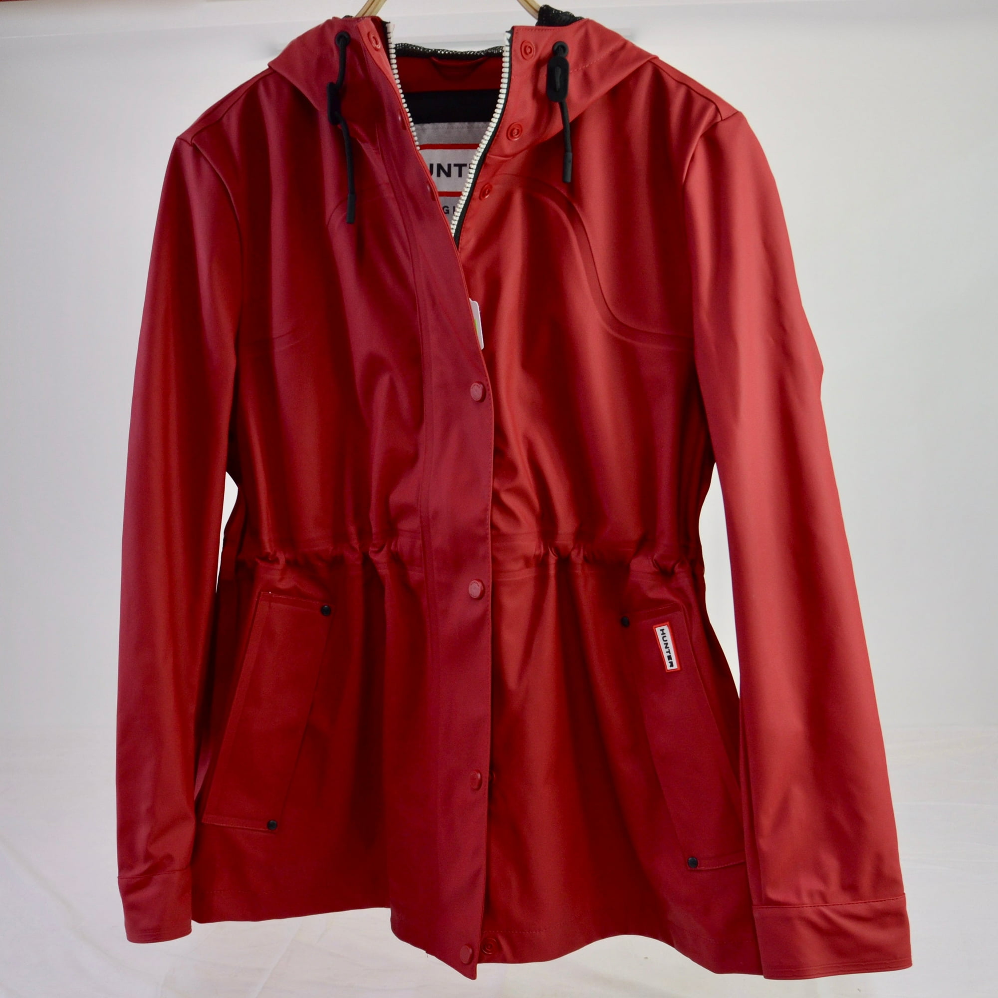 Hunter Rubberized Women s Jacket Military Red L 14 Walmart