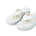 thumbnail image 4 of XY London Womens Tammi Thong Strap Flatform Sandals, 4 of 4