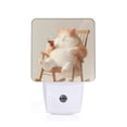 thumbnail image 1 of Fotbe Relaxing Cat With Tea Luz Nocturna LED, Luz de Noche con Sensor de Luz Natural de Anochecer a Amanecer, Se Enchufa a la Pared, Blanco Cálido 0.5W-UK, 1 of 7