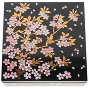 Japanese Hot Stamping Realistic Cherry Blossom Sushi Box Lunch Box New Year Lunch Box Snack Box Gift Box Homedecor Child