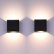 thumbnail image 1 of 70% Off -70% Off -2pack Led Wall Light Indoor Up Down Wall Sconce Black Wall Lamp Modern 6w Aluminum Lighting For Living Room Bedroom Bathroom Kitchen, 1 of 5