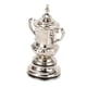 thumbnail image 5 of Modelo de la Copa de Trofeos de Fútbol, ​​Los fanós de los fanáticos del Trofeo de fútbol Adornos de metal Compáctoo Altamento simulado para estantería, 5 of 7