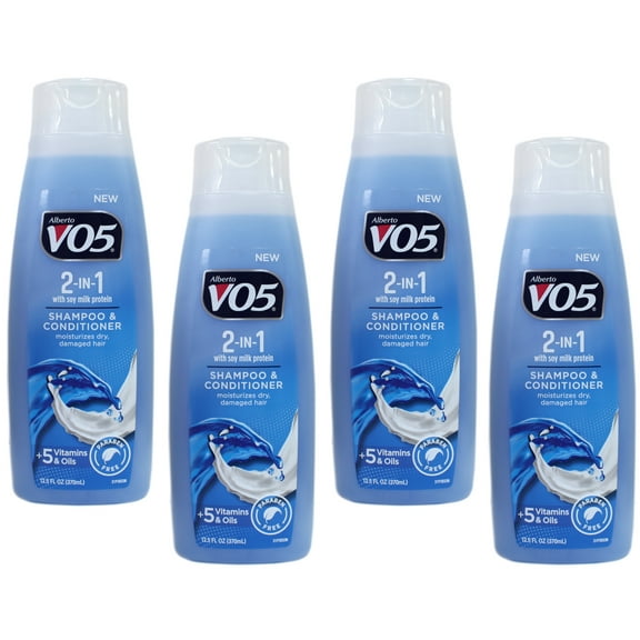 VO5 Moisturizing Shampoo Conditioner Long-Lasting Scent 12.5 oz, 4-Pack
