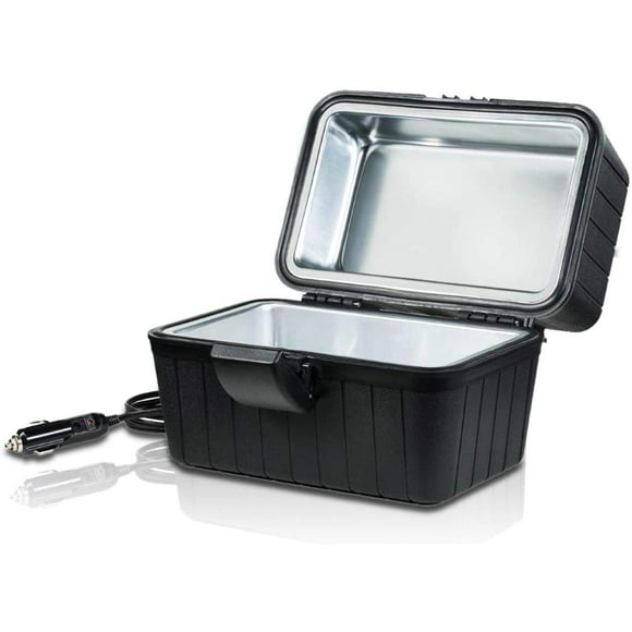 VaygWay Boîte à Lunch Chauffante Portable 12V - Boîte à Lunch Isolée Électrique Chauffe-Nourriture Universelle Parfaite pour les Voyages, les Pique-Niques, le Camping et la Pause Déjeuner sur le Terrain