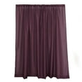 thumbnail image 6 of Efavormart 2 Pack | Eggplant Polyester Drapery Panels With Rod Pockets, Photography Backdrop Curtains, 5ftx8ft - 130 GSM, 6 of 10