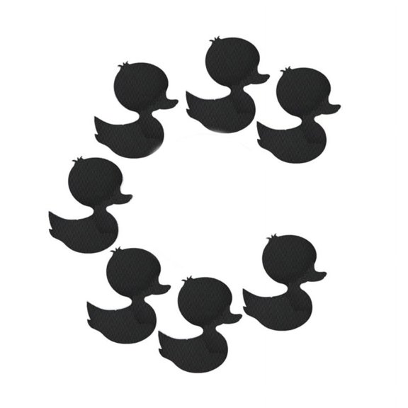 ZPAQI 12pcs Non Slip Bathtub Stickers Cartton Duck Adhesive Anti-slip Decal for Shower