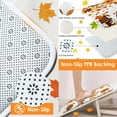 thumbnail image 4 of Fall Shower Curtain Sets with Toilet Lid Cover and Non-Slip Rugs, Bright Love Pumpkins with Maple Leaves 4 Pcs Shower Curtains for Bathroom, Autumn Orange Bathroom Set Decor, 4 of 8