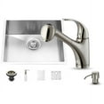 thumbnail image 3 of VIGO  All-in-One 23-inch Stainless Steel Undermount Kitchen Sink and Alexander Stainless Steel Faucet Set, 3 of 11