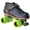 Green Wheels, variant on Atom Quad Indoor Roller Skates - Competitor Nylon Women's Indoor Package
