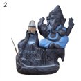 thumbnail image 2 of Gwong Decoración hogareña India Elefante Dios Ganesha Backflow Incienso Incensario Holder Soporte de regalo Decoración de regalo Gwong 21023935, 2 of 7
