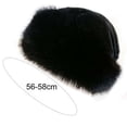 thumbnail image 6 of Zhaomeidaxi Faux Fur Trimmed Winter Hat for Women - Classy Russian Hat with Fleece for Winter, 6 of 8