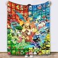 thumbnail image 2 of Pokemon Soft Warm Super Cozy Lightweight Fashion Funny Bedding Fleece Throw Blanket for Couch Sofa Bed Home Living Room Bedroom Gift for Women Men Boys Girls Teens, 2 of 16