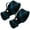 Black/Blue, variant on Reaction Tackle Fishing Rod Socks - Fishing Pole Sleeves and Covers for Baitcasting Rods, Spinning Rods Black (Flat-Cast-3)