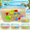 thumbnail image 4 of KiddiTouch Sand Toys, 35Pcs Beach Toys, Sandbox Toys with 3 Truck 2 Collapsible Beach Bucket, Sand Castle Toys Kit, Animal Dinosaur Molds, Shovel Set, 2 Mesh Bag, Summer Toys for Kids Toddlers Boys G, 4 of 9