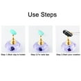 thumbnail image 6 of Visland Women Nail Holder, Acrylic Nail Display Practice Stand for Manicure (1 x Nail Base Holder+5 x Display Stands), 6 of 8
