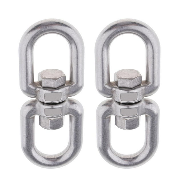 2x Conector de Grillete Giratorio de Acero Inoxidable Resistente Sunnimix M10